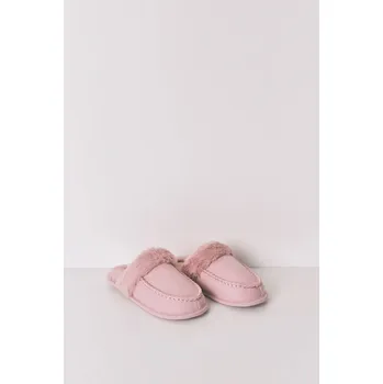 Dámské pantofle Pantofle women'secret MIX AND MATCH TIE AND STRIPES růžová barva, 4992538 03X, EUR 35/36