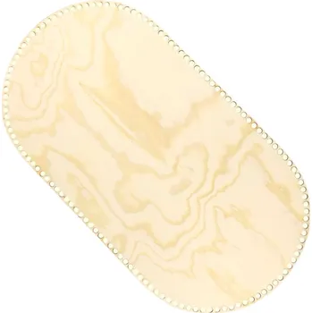 Pro Háčkování Dno na košík ovál 35 x 65 - borovice