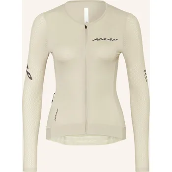 cyklistický dres Maap Dámský Cyklistický Dres Emerge Ls Jersey, béžová, 36