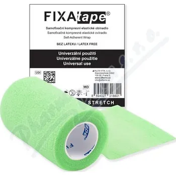 Zdravotnický materiál FIXAtape STRETCH samofix.obi.7.5x450cm fluor.green