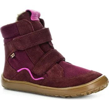 Dívčí zimní obuv Froddo G3160247-6 Bordeaux zimní barefoot boty Velikost boty (EU): 24, Vnitřní délka boty: 155, Vnitřní šířka boty: 64