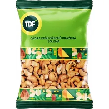 Sušená potravina TDE Kešu pražené nesolené TDE 80 g
