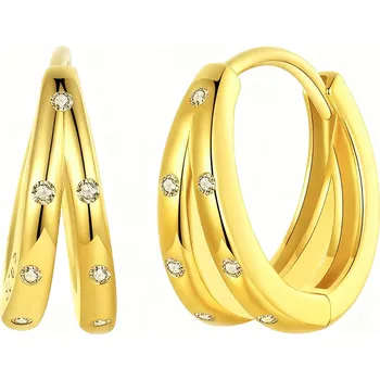 Náušnice Dámské stříbrné náušnice TUNDE Ag 925