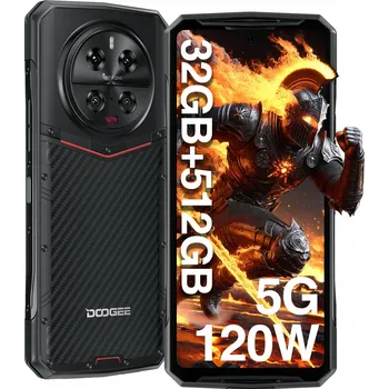 Mobilní telefon Smartphone DooGee DK10 12 GB / 512 GB 5G Černý