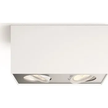 Obdélníkové nástěnné svítidlo Philips bílé