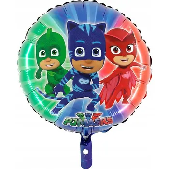 Balónek Fóliový balónek Pyžamasky 45 cm, vícebarevný