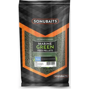 Nástraha Sonubaits Pelety Marine Green Feed Pellets 900g Průměr: 6 mm