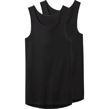 esmara Men Pánský nátělník, 2 kusy (černá, 5/M)