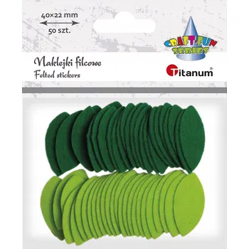 samolepka Titanum plstěné Samolepky 50 ks