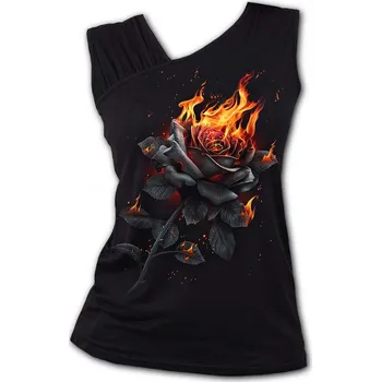 Dámské tričko Dámské Tričko Spiral FLAMING ROSE DW275391 Velikost: M