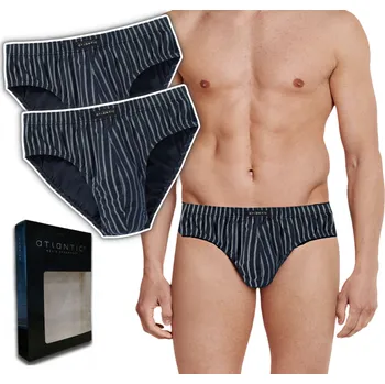 Slipy Atlantic pánské slipy klasické MP-1223 M námořnická modrá