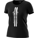 Dámské tričko Dynafit GRAPHIC COTTON T-SHIRT - černá XS