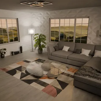 Koberec JUTEX Kusový koberec ARTE 11026 M11 fialový BARVA: Fialová, ROZMĚR: 80x150 cm