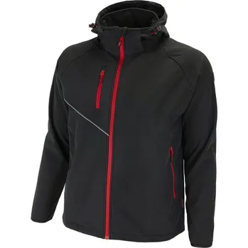 Pánská softshellová bunda Softshellová bunda BENNON FORCE Jacket black/red - 3XL