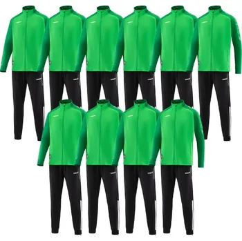 Saller X.72 10x Tepláková - tréninková souprava BARVA: 221 tmavě zelená-zelená-bílá, Velikost: S Týmová sada 10 teplákových souprav Saller X.72