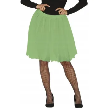 Dámská sukně TYLOVÁ SUKNĚ TUTU ZELENÁ 60 CM DOPLNĚK KE KOSTÝMU