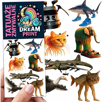 Tetování Filmové a herní tetování, dětské tetovačky, vodní smývatelné tetování na narozeniny, Dárek, upomínka, dočasné tetování pro děti, originální, opakovaně použitelné, Spousta Vzorů