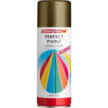 Barva ve spreji Barva ve spreji Champion Perfect Paint 400ml zlatá RAL 1036