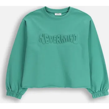 Dívčí mikina Dětská Tepláková Mikina Dívčí Zelená Velikost 128 Coccodrillo ZC5