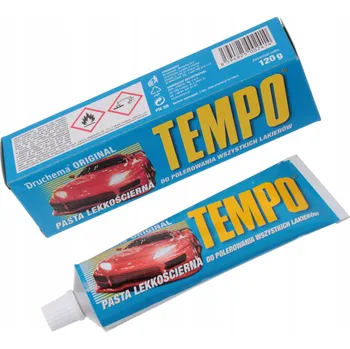 Lešticí pasta Tempo pro leštění, jemně abrazivní, 120 g, Druchema Original
