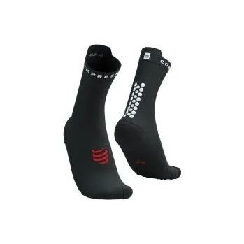 Běžecké oblečení COMPRESSPORT PRO RACING SOCKS V4.0 RUN HIGH black/white T4 podkolenky + DÁREK DLE VÝBĚRU!