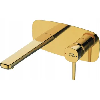 Vodovodní baterie Umyvadlová baterie pod omítku Laveo Pola zlatá