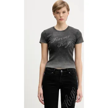 Tričko Hugo Blue Dever_B 50546936 šedá 90A, vel. M