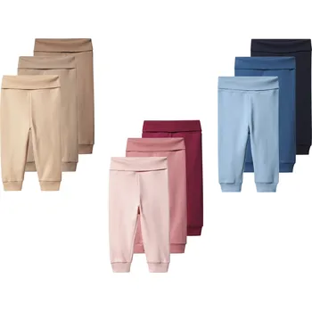 lupilu® Chlapecké kalhoty s BIO bavlnou "Jogger", 3 kusy