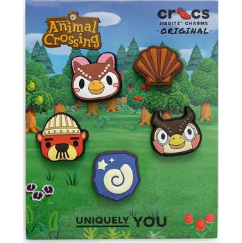 Chlapecké sandály Připínačky na obuv Crocs Animal Crossing Collector 5-pack 10015669 vícebarevná MLC, vel. ONE SIZE