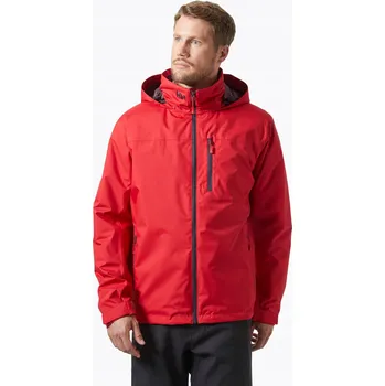 Pánská bunda HELLY HANSEN CREW HOODED MIDLAYER 2.0 34442-162 červená - XXL