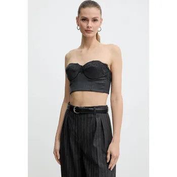 Top s příměsí vlny Ermanno Scervino LIFE D474Y313CJWR černá 99X, vel. S