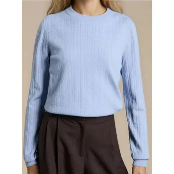 Dámské oblečení Sinsay - Svetr z&nbsp;žebrované pleteniny - modrá - 156FK-05M - 156FK-05M-XS