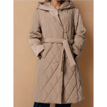 Dámský kabát Sinsay - Prošívaný kabát - béžová - 576FH-80X - 576FH-80X-L