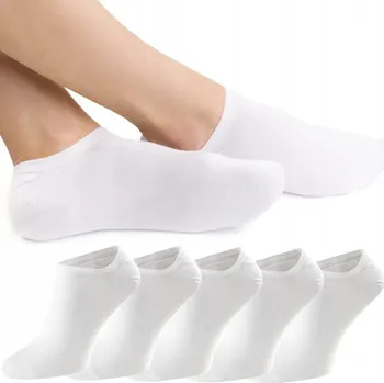 Pánské ponožky Sestimi bambusové Kotníkové Ponožky krátké Ponožky 094 bílé velikosti 44-46