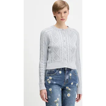 Dámský svetr Kardigan Abercrombie & Fitch dámský, šedá barva, KI150-5308-112 KI150.5308.112 09X, vel. XS