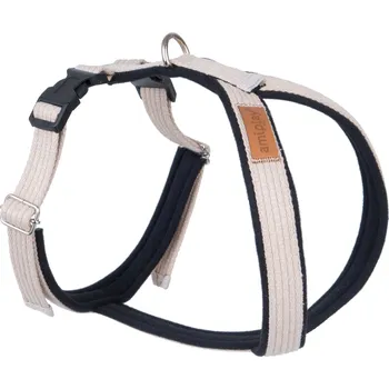 Postroj pro psa Nastavitelný postroj pro psa COTTONE GUARD SOFT béžová velikost S, M, L, XL, XXL Rozměr: L - 47x50-62 cm