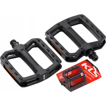 Pedál na kolo Platformové pedály Kellys Flat 20 černé