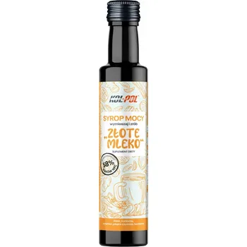 Sirup ZLATÉ MLÉKO SIRUP MOCY 250ml Doplněk stravy Zázvor Kurkuma Skořice Kol-Pol