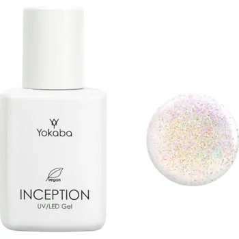 Lak na nehty Yokaba Inception UV/LED 15 Gold Stavební gel na nehty 30ml