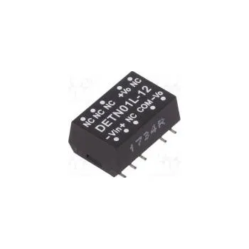 Elektronická součástka Převodník DC/DC 1W Uvst 4,5÷5,5V Uvýst 12VDC Uvýst2 -12VDC