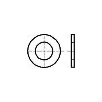 podložka Podložka kulatá M7 D=14mm h=1,6mm prešpán DIN 125A BN 1076