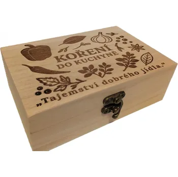 Dary dřeva Krabička do kuchyně na koření