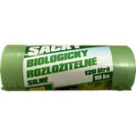 Fox Cleaning Sáčky do koše biologicky rozložitelné BIO zelené 120 l 10 ks