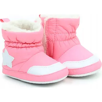 Capáčky YOCLUB botičky kojenecké růžové, velikost 17