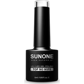 Přípravek na nehty SUNONE Gel lak 5g TOP No Wipe vrchní gel lak bez výpotku