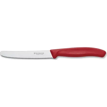 nůž Victorinox zoubkový 11cm Barva: Červená