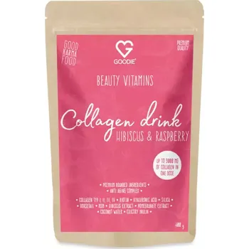 Kloubní výživa Goodie Beauty Vitamins Collagen Hibiscus-Raspberry Drink 400 g