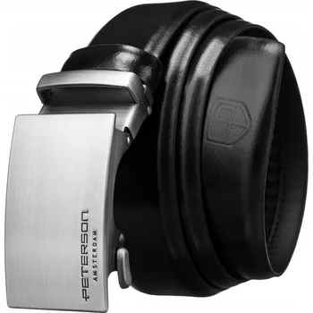 Opasek Peterson Pánský opasek s automatickou sponou Oliverr černá 125 cm