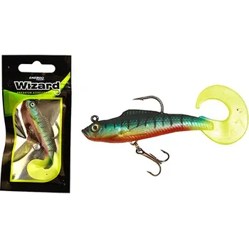 Umělá nástraha Wizard Swimbait - Twister Perch Gumová Nástraha Barva: Blue Tiger