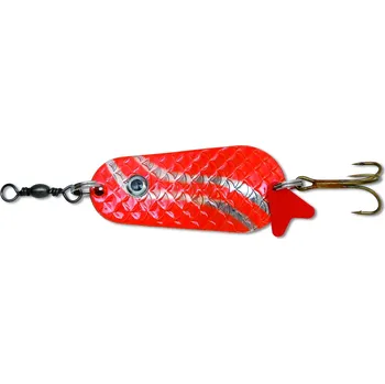 Umělá nástraha Zebco plandavka červeno-stříbrná Gramáž: 45 g